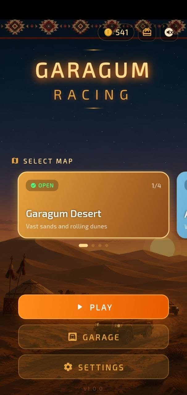 Garagum Racing screenshot 1